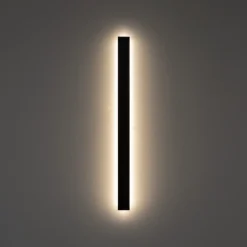Kinkiet COMMA LED M czarny 25W 3000K * Nowodvorski Best