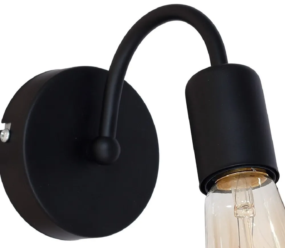 Kinkiet DOW Czarny 1xE27 * Luminex Sale