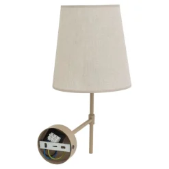 Kinkiet ELIZABETH sabia beżowy 1xE27 * TK Lighting Hot