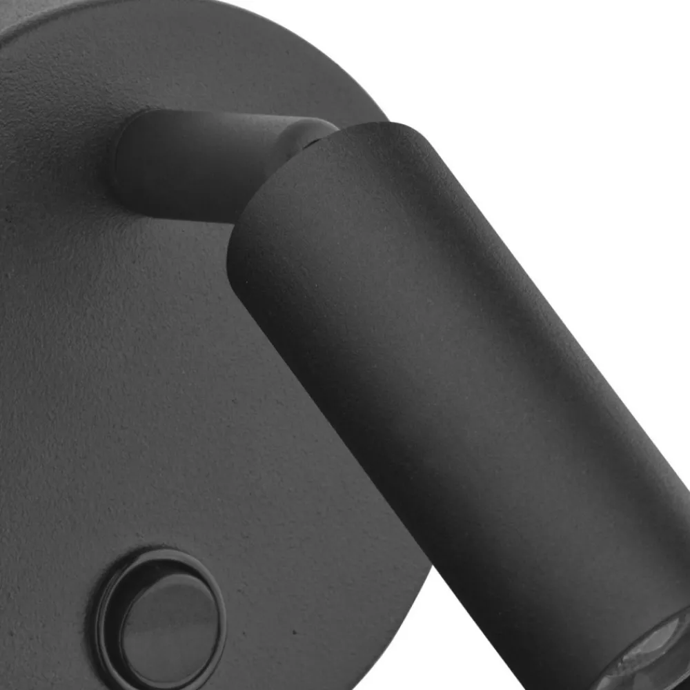 Kinkiet ENZO czarny 1xG9 z wyłącznikiem * TK Lighting Discount