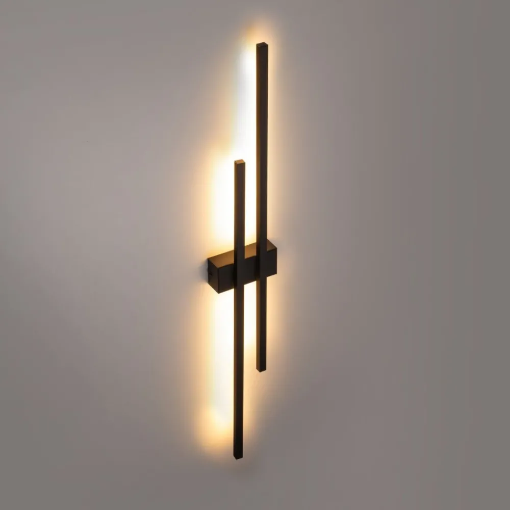 Kinkiet FLASH czarny 2xLED * TK Lighting Sale