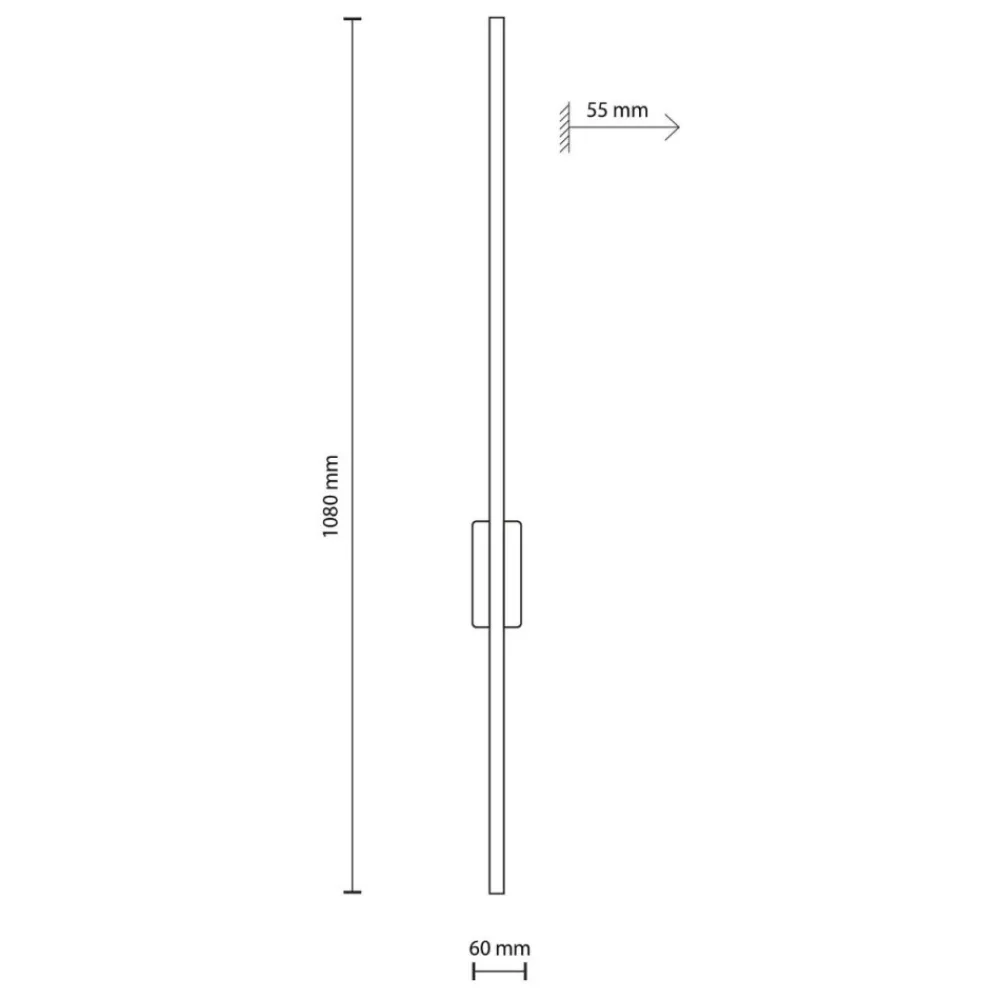 Kinkiet FLASH WOOD L sosna 1xLED * TK Lighting