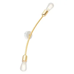 Kinkiet HELIX Złoty Loft 2xE27 * TK Lighting Outlet