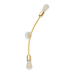Kinkiet HELIX Złoty Loft 2xE27 * TK Lighting Outlet