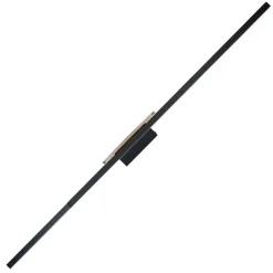Kinkiet JAVA Czarny Drewno 2x24W LED 86cm * TK Lighting Discount