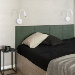 Kinkiet LAGOS biały 1xG9 z wyłącznikiem i USB * TK Lighting Best