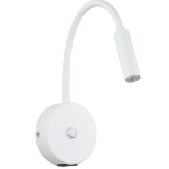 Kinkiet LAGOS biały 1xG9 z wyłącznikiem i USB * TK Lighting Best