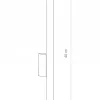 Kinkiet LASER 40cm brąz 2xG9 * Nowodvorski Online