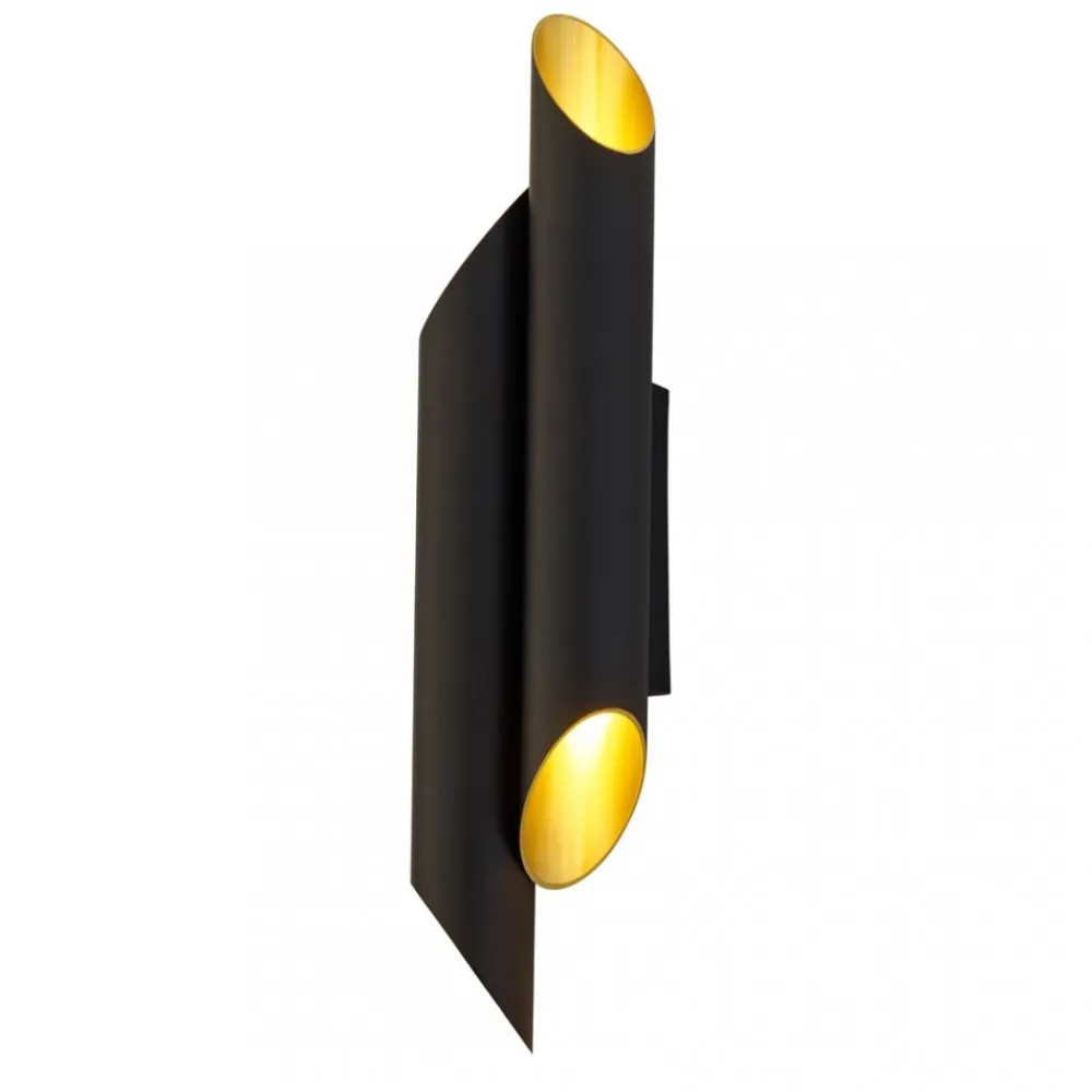 Kinkiet LIBRA Dwustronny Czarny Złoty 4xE14 * Eko-light Best