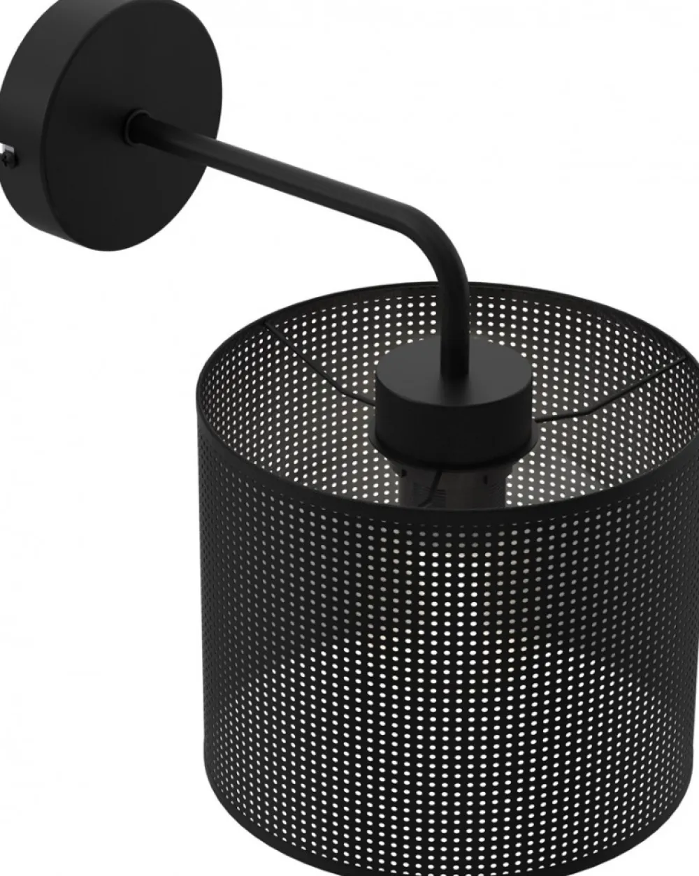 Kinkiet LOFT SHADE Czarny Klosz z Tworzywa 1xE27 * Luminex Discount
