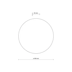 Kinkiet LUNA Orzech 4xG9 40cm * TK Lighting Best