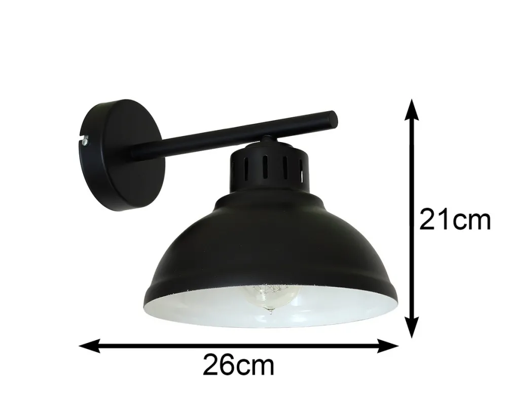 Kinkiet metalowy industrialny Sven LOFT * Luminex New