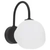 Kinkiet MISTY czarny biały klosz 1xG9 * TK Lighting Sale