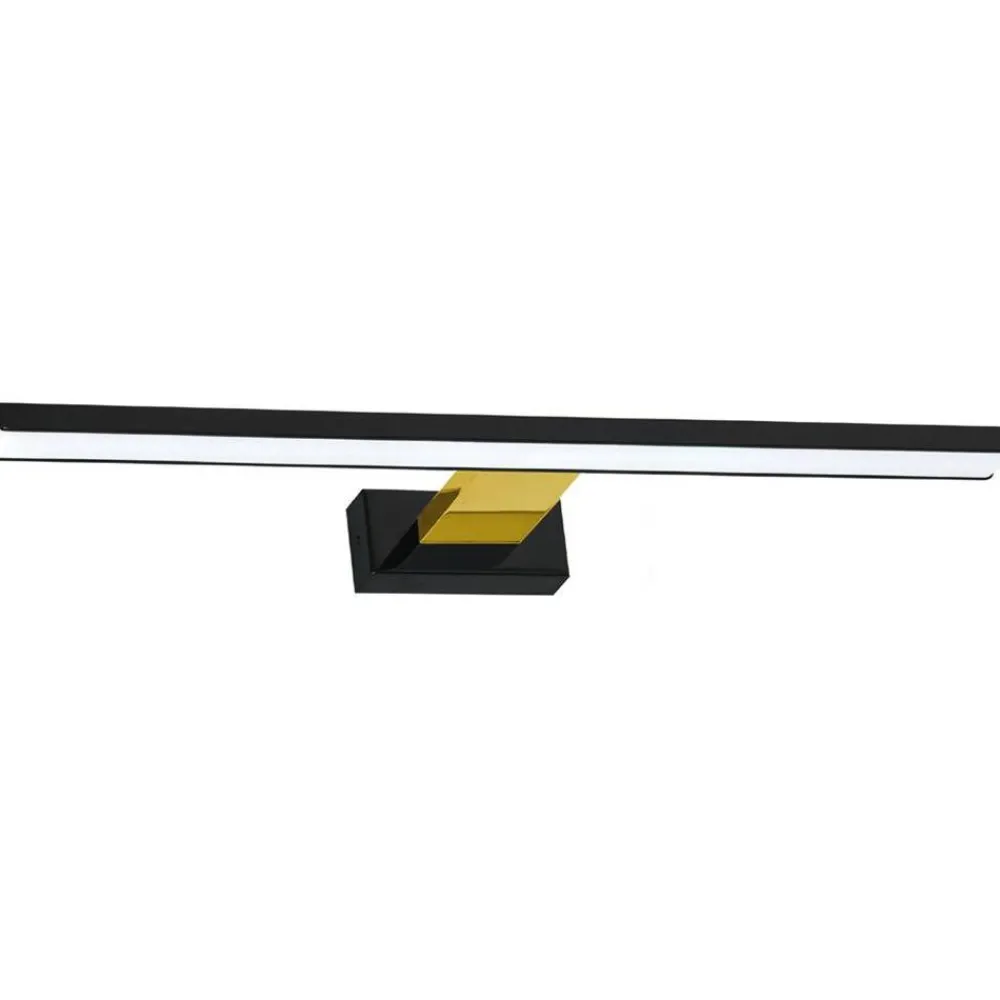 Kinkiet nad lustro Shine czarny złoty 60 * Eko-light Hot