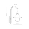 Kinkiet ogrodowy TALEZ GOLD 1xE27 * TK Lighting Best
