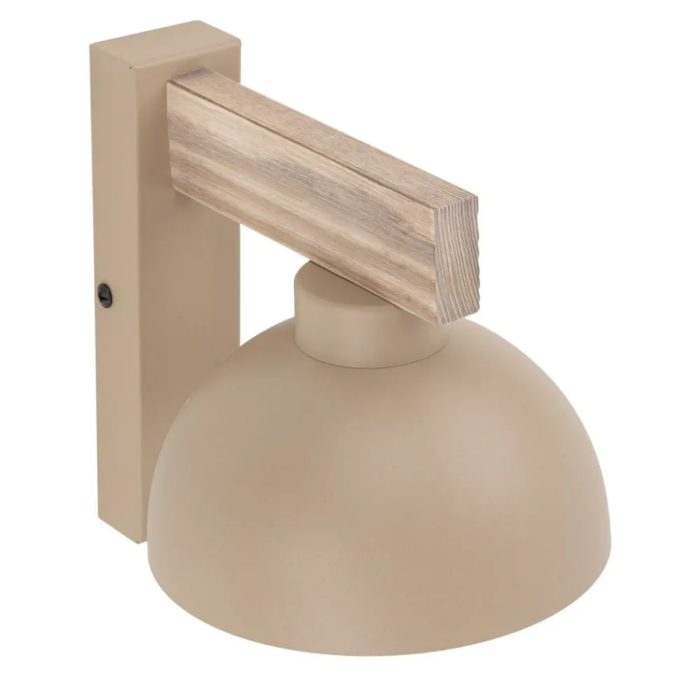 Kinkiet OSLO sabia drewno beżowy 1xE27 * TK Lighting Sale