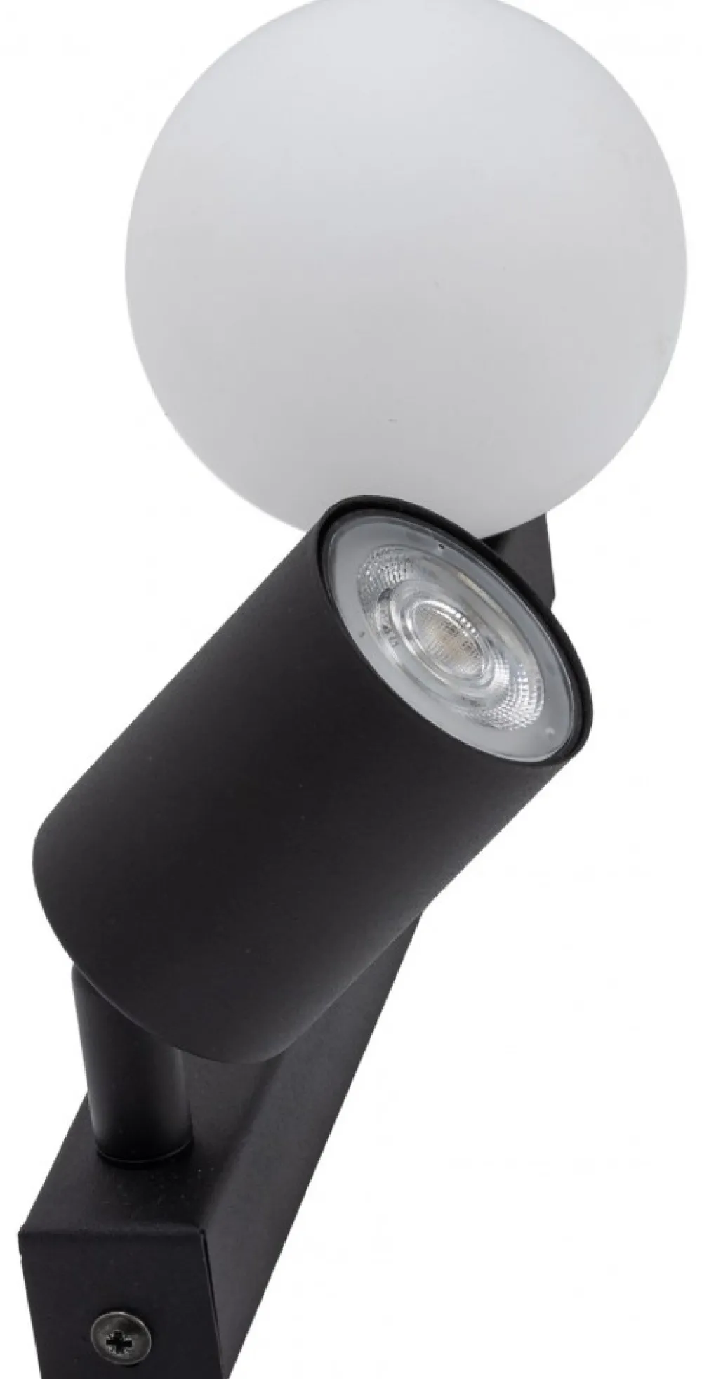 Kinkiet Regulowany VOX Czarny Biały Klosz 1xGU10 1xG9 * TK Lighting Clearance