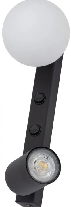 Kinkiet Regulowany VOX Czarny Biały Klosz 1xGU10 1xG9 * TK Lighting Clearance