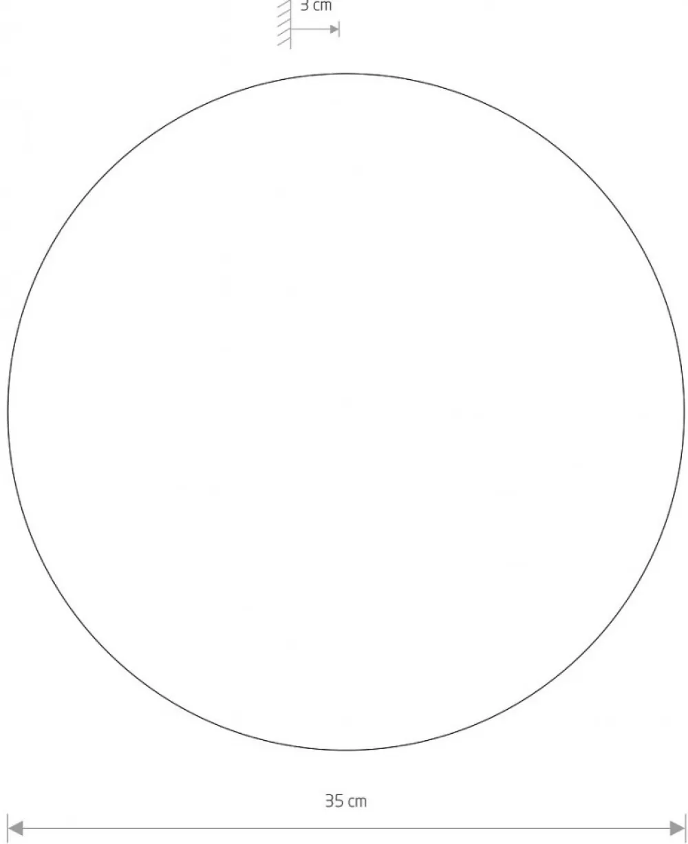 Kinkiet RING Biały 13W LED 3000K IP20 35cm * Nowodvorski Sale