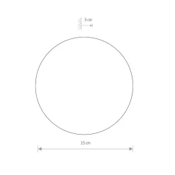 Kinkiet RING Biały 7W LED 3000K IP20 15cm * Nowodvorski Outlet
