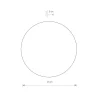 Kinkiet RING Brązowy 7W LED 3000K IP20 15cm * Nowodvorski Clearance