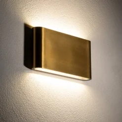 Kinkiet SEMI LED M mosiądz 2x5W IP54 3000K * Nowodvorski Online