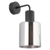 Kinkiet SIERRA Czarny Szklany Klosz 1xE27 * TK Lighting New