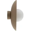 Kinkiet SLATE sabia beżowy szaklany klosz 1xG9 * TK Lighting Clearance