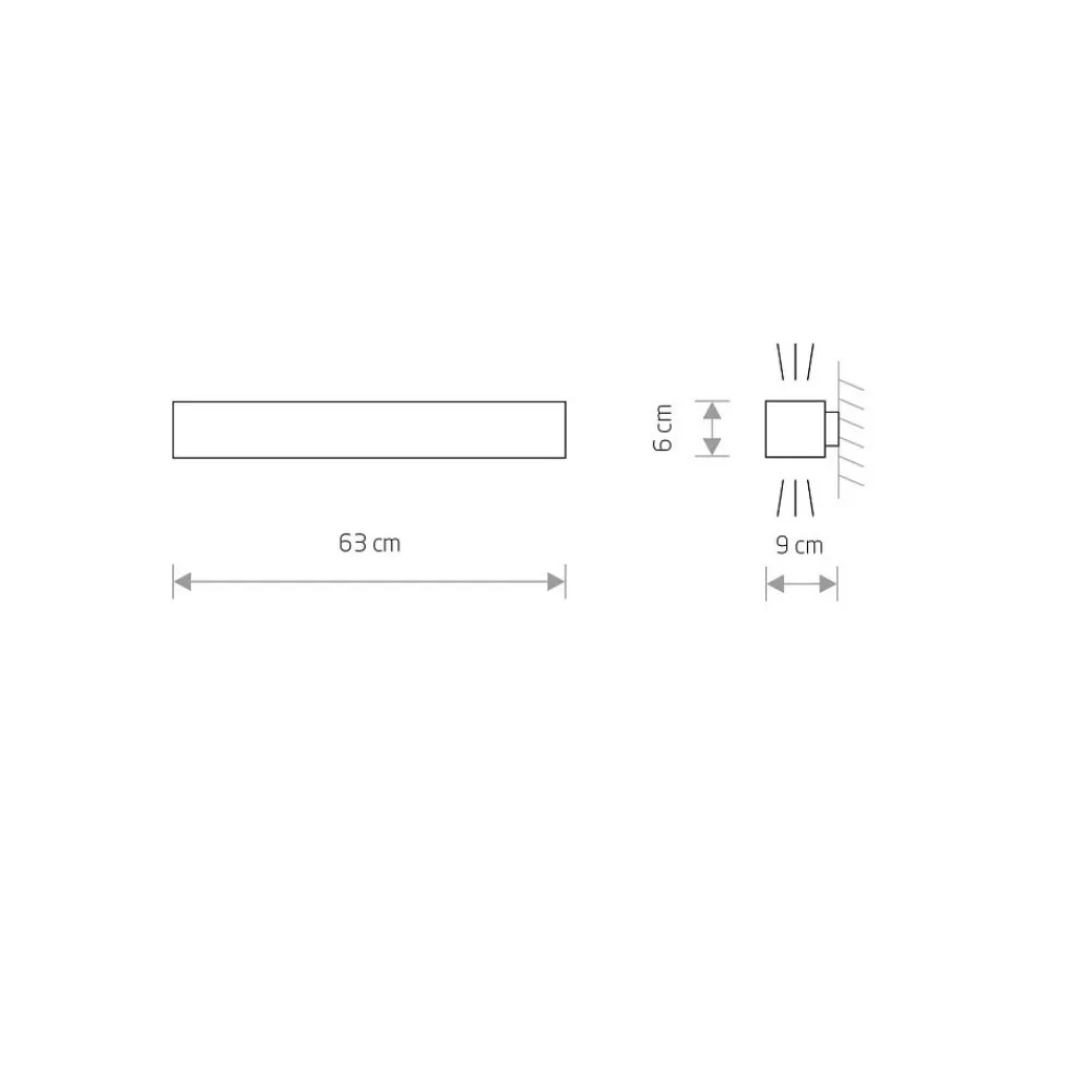 Kinkiet SOFT Biały 1xT8 11W LED 3000K 63cm * Nowodvorski Online