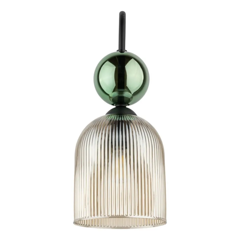 Kinkiet SOPHIA czarny zielony 1xE14 * TK Lighting