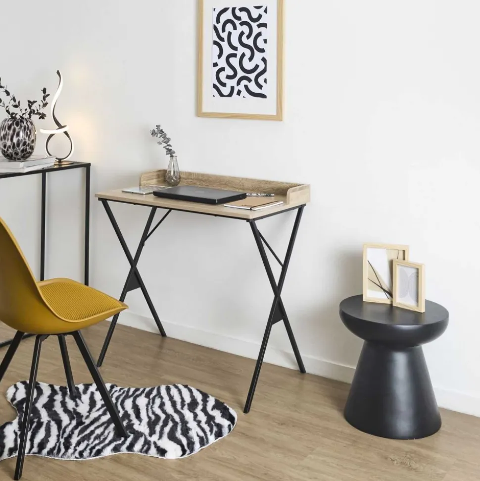 Klasyczne biurko Milo kolor dąb 80 cm