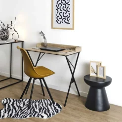 Klasyczne biurko Milo kolor dąb 80 cm