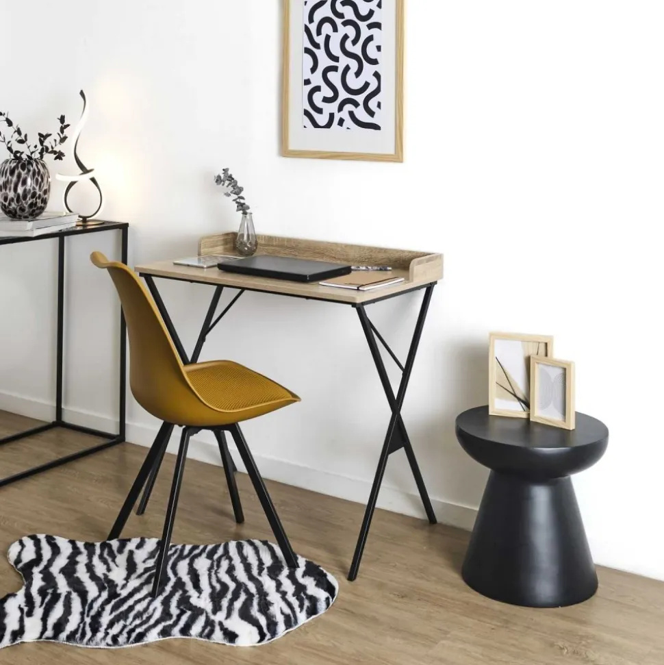 Klasyczne biurko Milo kolor dąb 80 cm