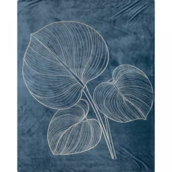 Koc BLANCA 1 150 x 200 cm granatowy