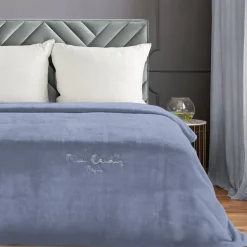 Koc CLARA1 PIERRE CARDIN 160 x 220 cm niebieski