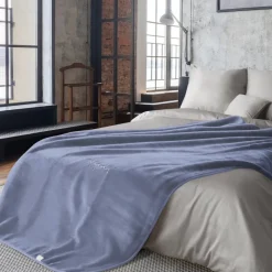 Koc CLARA1 PIERRE CARDIN 220 x 240 cm niebieski