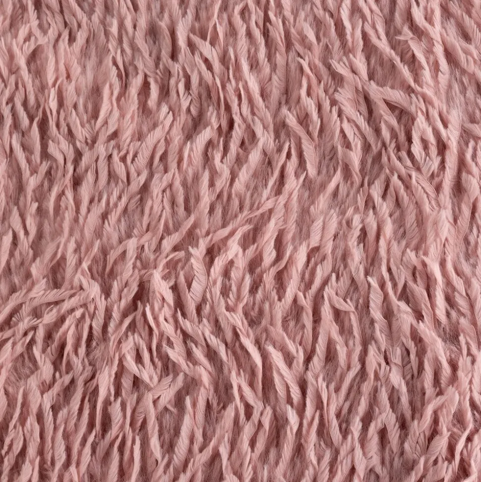 Koc futrzany ADORE 130x170 pudrowy