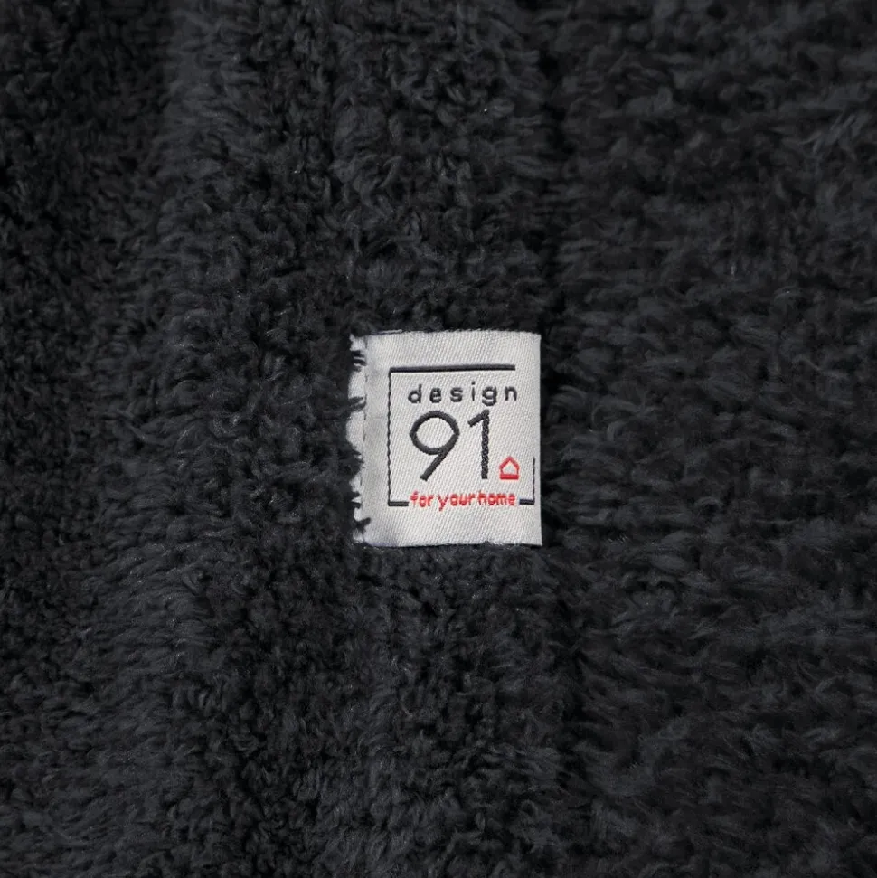 Koc LORI czarny 70x160 polarowy