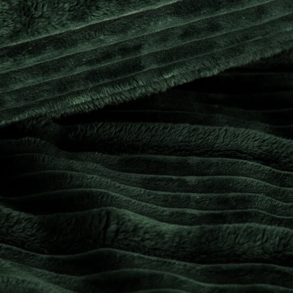 Koc NINA z efektem 3D 200x220 cm zieleń