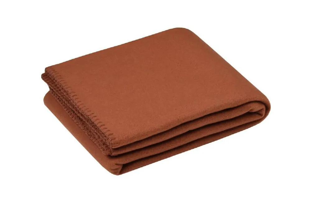 Koc CARLTON 125x150 pomarańczowy polarowy * STOF Online