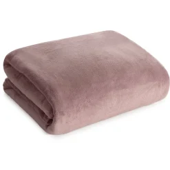 Koc dwustronny TEDY 200x220 cm różowy * EUROFIRANY B.B. Choczyńscy Sp.J. Outlet