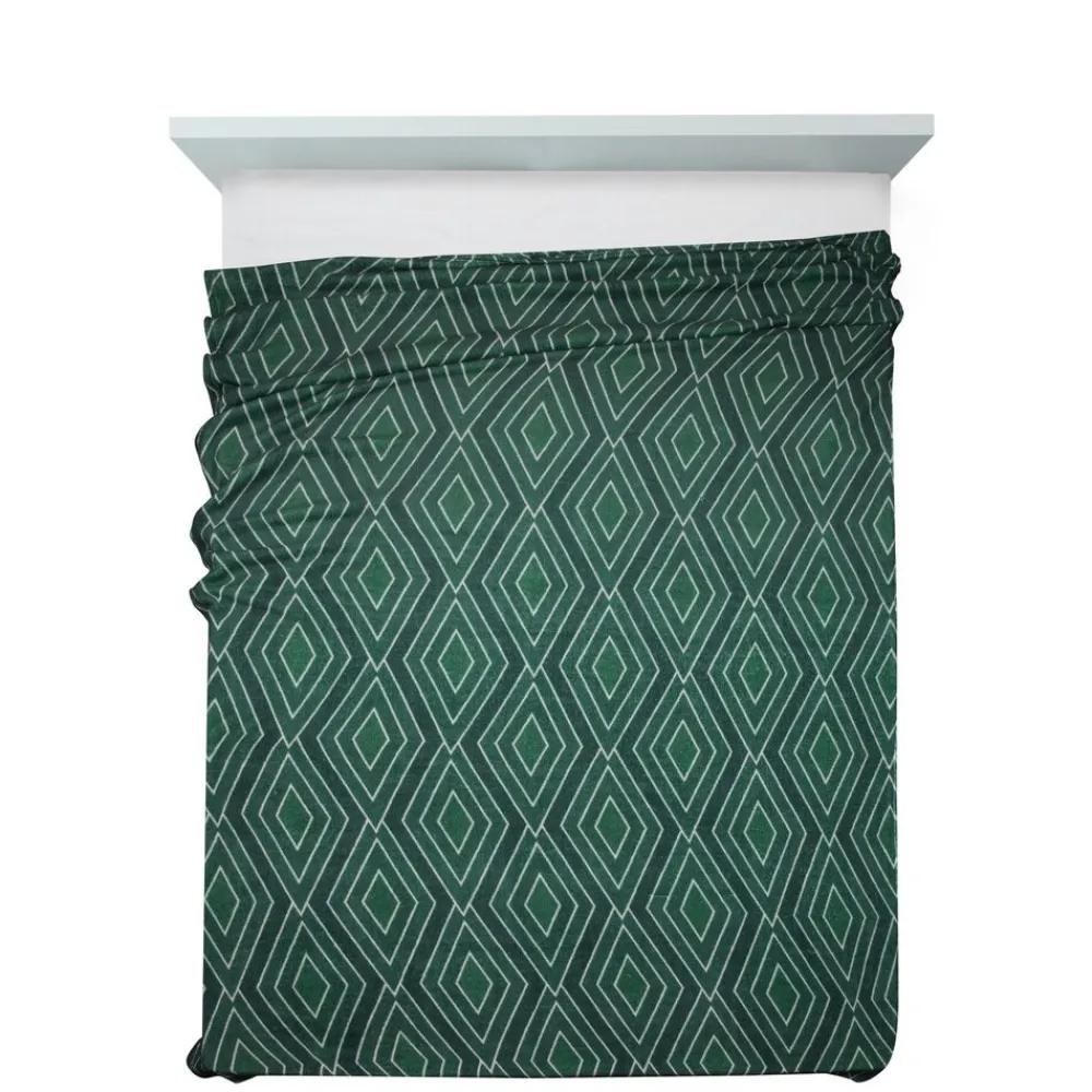 Koc GEO/02 zielony 150x200 wzór geometryczny * EUROFIRANY B.B. Choczyńscy Sp.J. Hot