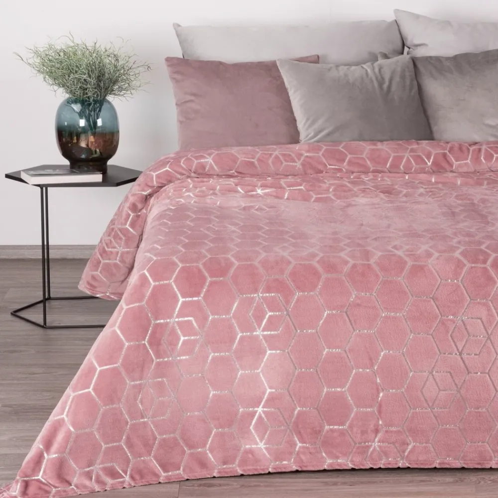 Koc MALIBU 150x200 cm różowy * EUROFIRANY B.B. Choczyńscy Sp.J. Hot