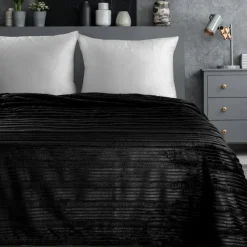 Koc NINA z efektem 3D 200x220 cm czarny * EUROFIRANY B.B. Choczyńscy Sp.J. Outlet