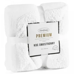 Koc TEDY 200x220 dwustronny biały * EUROFIRANY B.B. Choczyńscy Sp.J. Online