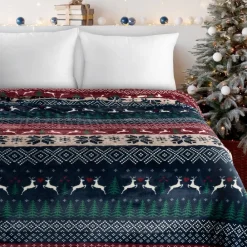 Koc świąteczny KOC26 150x200 cm jelonki * EUROFIRANY B.B. Choczyńscy Sp.J. Discount