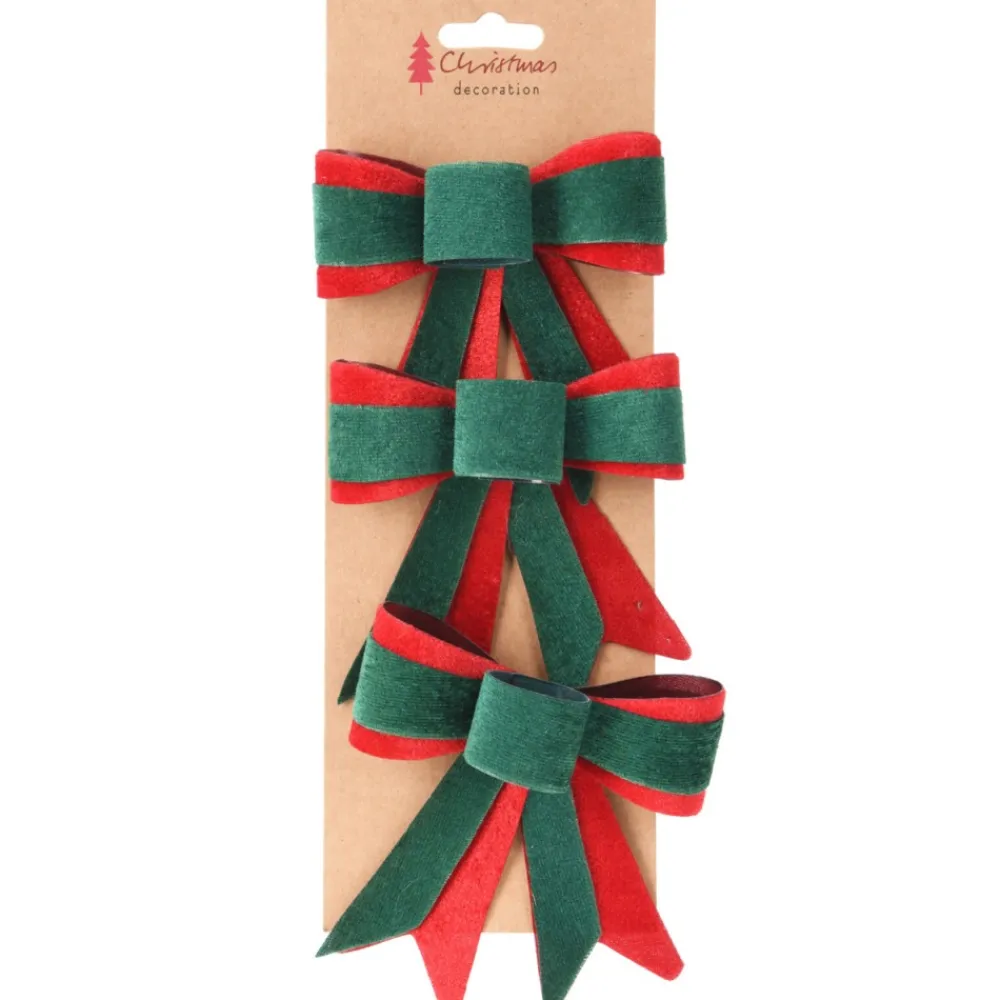Kokarda do dekoracji świątecznych 3 szt * H&S Decoration Online