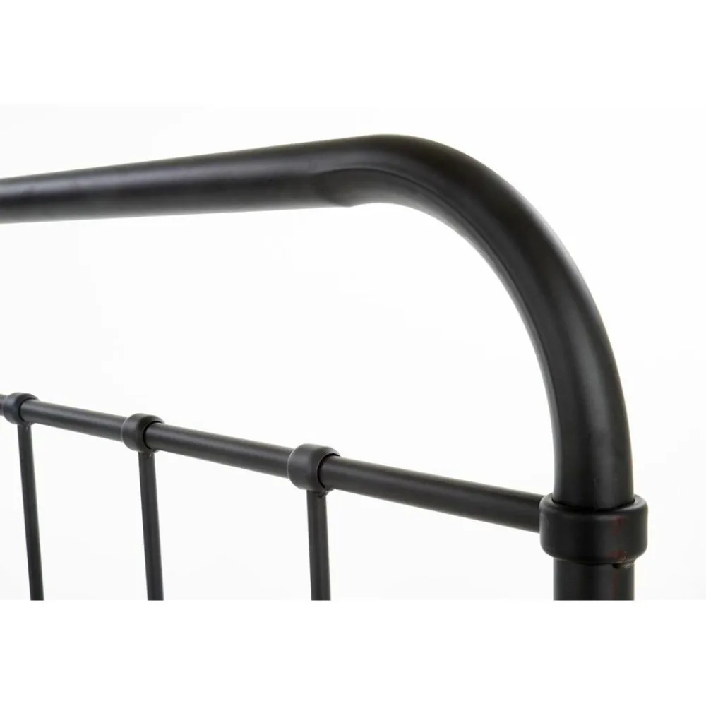 Łóżko Linda 90 cm czarne * Halmar