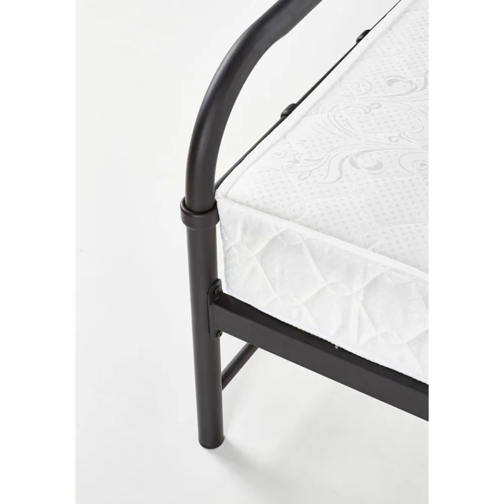 Łóżko Linda 90 cm czarne * Halmar
