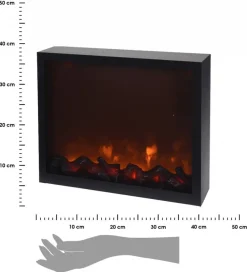 Kominek elektryczny LED 41x35 cm * H&S Decoration Sale